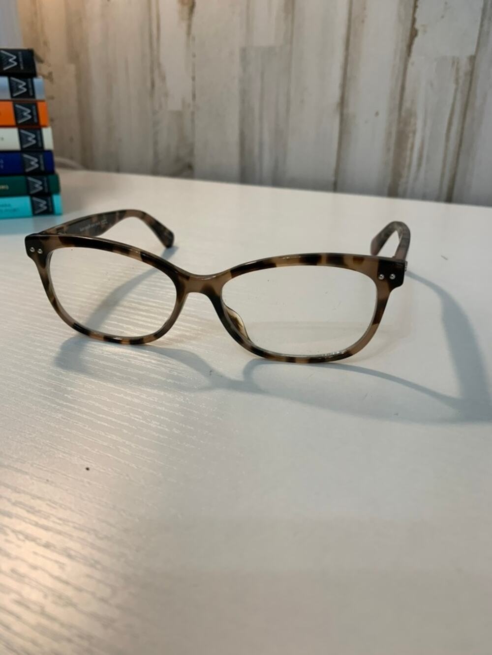 Kate Spade New York Womens Tortoiseshell Full-Rim Eyeglass